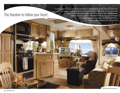 2006 Triple E RV Topaz Brochure page 4