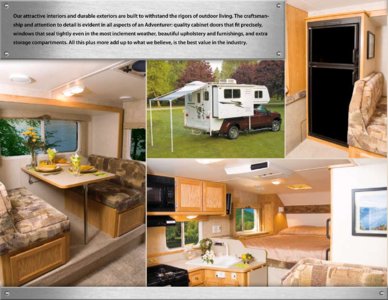 2007 ALP Adventurer Truck Campers Brochure page 4