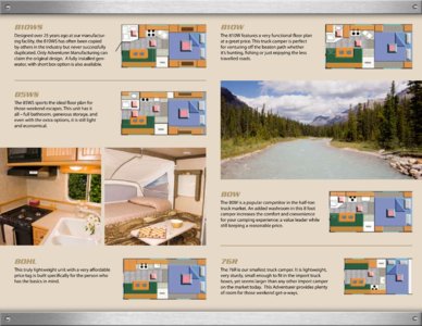 2007 ALP Adventurer Truck Campers Brochure page 6