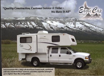 2007 ALP Eagle Cap Truck Campers Brochure page 1