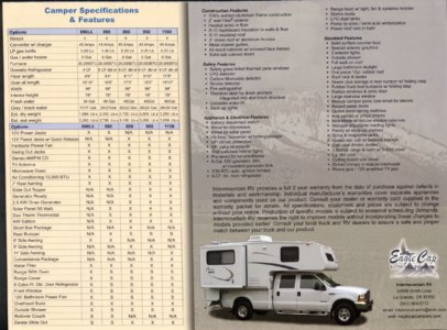 2007 ALP Eagle Cap Truck Campers Brochure page 4