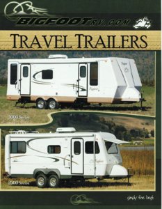 2007 Bigfoot Travel Trailers Brochure page 1