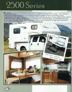 2007 Bigfoot Truck Campers Brochure page 8