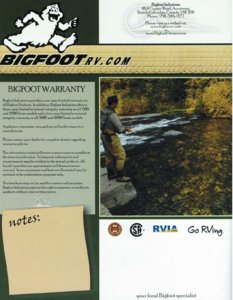 2007 Bigfoot Truck Campers Brochure page 20