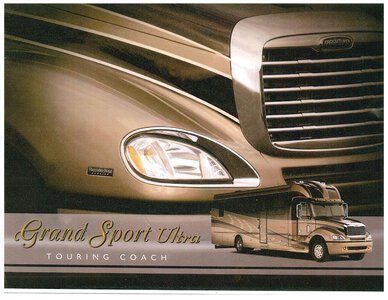 2007 Dynamax Grand Sport Ultra Touring Cruiser Brochure page 1