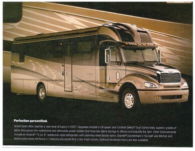 2007 Dynamax Grand Sport Ultra Touring Cruiser Brochure page 4