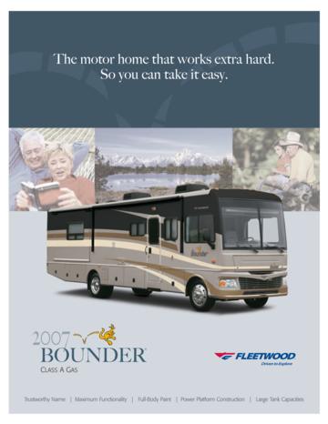 2007 Fleetwood Bounder Brochure