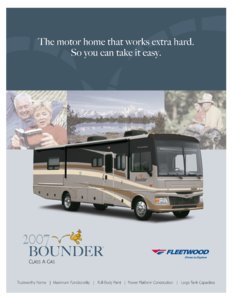 2007 Fleetwood Bounder Brochure page 1