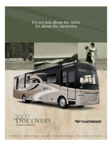 2007 Fleetwood Discovery Brochure page 1