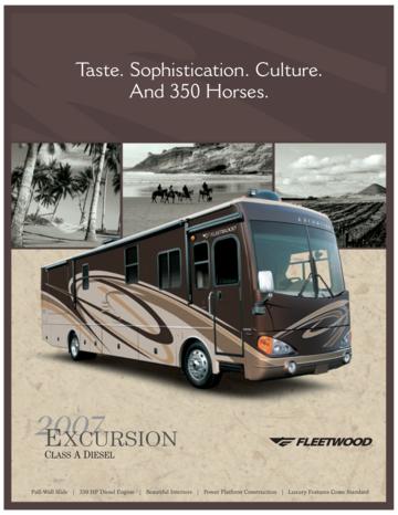 2007 Fleetwood Excursion Brochure