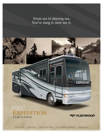 2007 Fleetwood Expedition Brochure