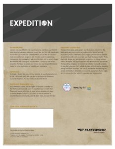 2007 Fleetwood Expedition Brochure page 16