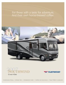 2007 Fleetwood Southwind Brochure page 1