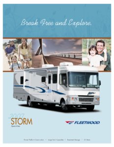 2007 Fleetwood Storm Brochure page 1