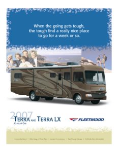 2007 Fleetwood Terra Brochure page 1