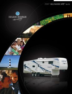2007 Holiday Rambler Alumascape Suite Brochure page 1