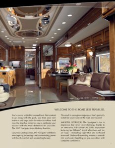 2007 Holiday Rambler Navigator Brochure page 3