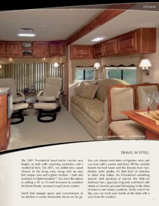2007 Holiday Rambler Presidential Brochure page 7