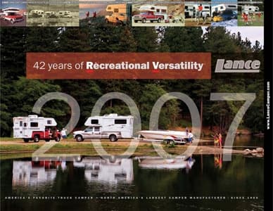 2007 Lance Truck Campers Brochure page 1