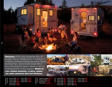 2007 Lance Truck Campers Brochure page 2