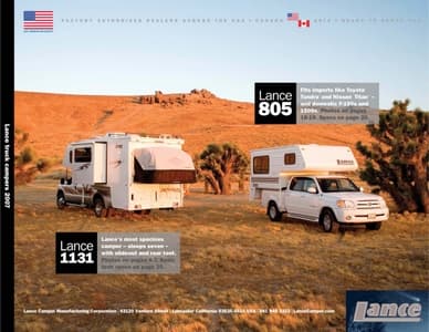 2007 Lance Truck Campers Brochure page 32