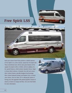 2007 Leisure Travel Vans Free Spirit Brochure page 8
