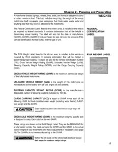 2007 Thor Damon Challenger Owner's Manual Brochure page 23