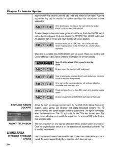 2007 Thor Damon Intruder Owner's Manual Brochure page 56