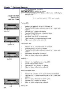 2007 Thor Damon Tuscany Owner's Manual Brochure page 50