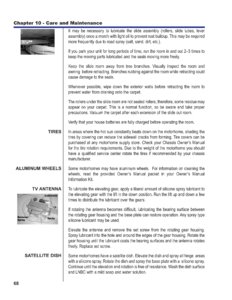 2007 Thor Damon Tuscany Owner's Manual Brochure page 76