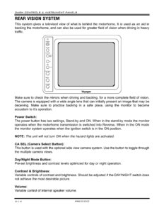 2007 Thor Four Winds Presido Rv Owner's Manual Brochure page 74