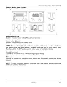 2007 Thor Four Winds Presido Rv Owner's Manual Brochure page 81