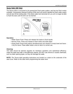2007 Thor Four Winds Presido Rv Owner's Manual Brochure page 135