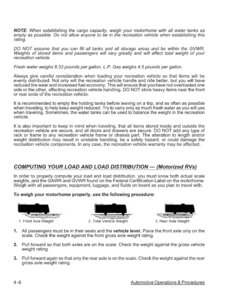 2007 Thor Fun Mover Toy Hauler Owner's Manual Brochure page 47
