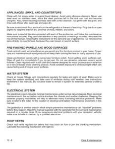 2007 Thor Hurricane Owner's Manual Brochure page 127