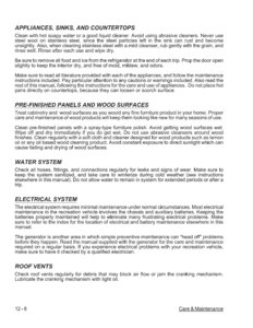 2007 Thor Windsport Owner's Manual Brochure page 127