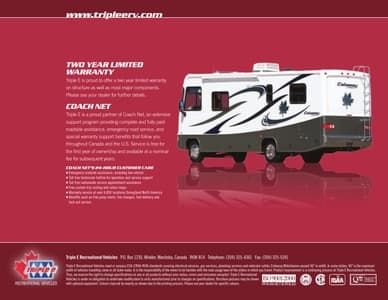 2007 Triple E RV Embassy Brochure page 8