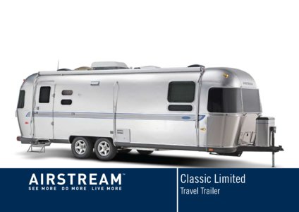 2008 Airstream Classic Limited Brochure page 1