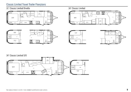 2008 Airstream Classic Limited Brochure page 9