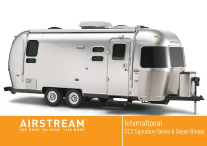 2008 Airstream International Brochure page 1