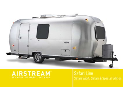 2008 Airstream Safari Line Brochure page 1