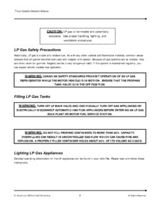 2008 ALP Adventurer Truck Campers Owner's Manual page 12