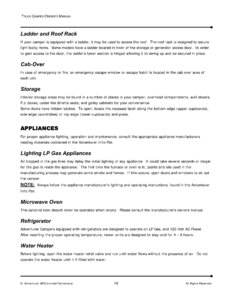 2008 ALP Adventurer Truck Campers Owner's Manual page 23