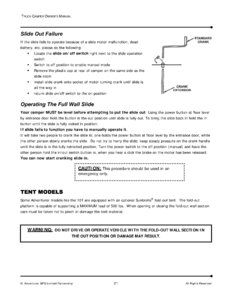 2008 ALP Adventurer Truck Campers Owner's Manual page 25