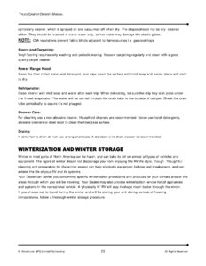 2008 ALP Adventurer Truck Campers Owner's Manual page 27