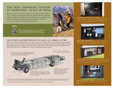 2008 Fleetwood Expedition Brochure page 11