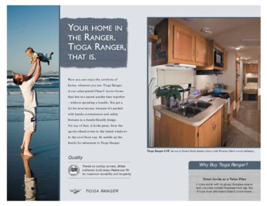 2008 Fleetwood Tioga Ranger Brochure page 4