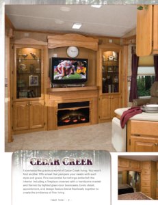 2008 Forest River Cedar Creek Brochure page 2