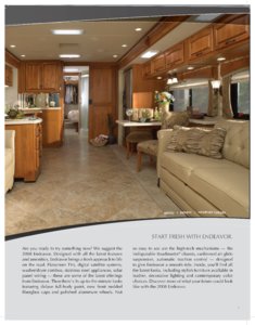 2008 Holiday Rambler Endeavor Brochure page 3