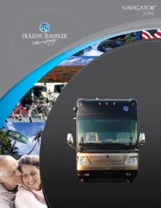 2008 Holiday Rambler Navigator Brochure page 1